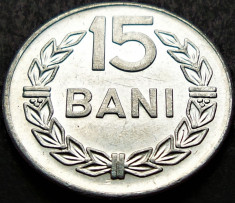 Moneda 15 BANI - RS ROMANIA, anul 1975 * cod 1617 A = excelenta foto