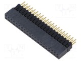 Conector SAMTEC şiruri pini tată 40 PIN 2,54mm aurit THT soclu