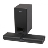 Soundbar HAV-S2400W , 2.1CH, 120W (30W x 2 + 60W), subwoofer wireless, bluetooth, nfc, optical, coaxial, aux, full size, telecomanda, negru, Horizon