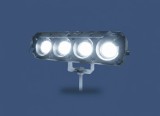 Proiector LED auto-moto Xentech Light 4 LED, bi-fazic (faza scurta + lunga), 20W, Alb