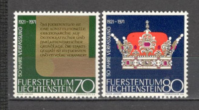 Liechtenstein.1971 50 ani Noua Constitutie SL.57 foto