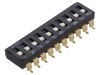 Comutator DIP-SWITCH OMRON A6S-0101-H 10 secțiuni ON-OFF SMT Aurit IP40
