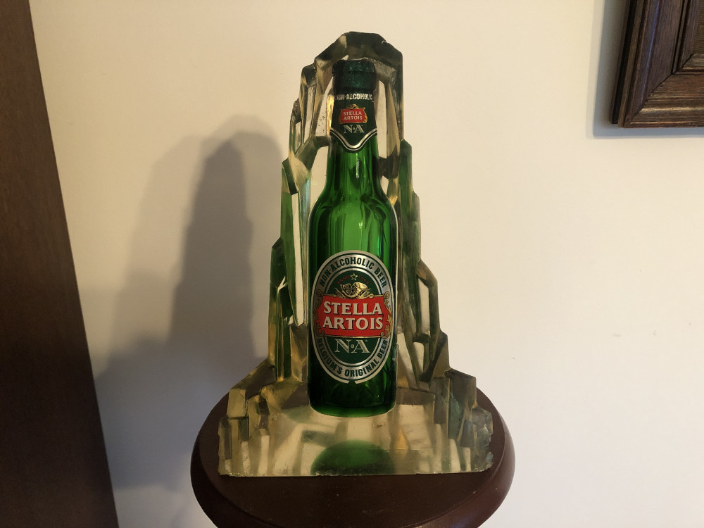 Reclama belgiana de bere Stella Artois,in “cub de gheata” | arhiva Okazii.ro