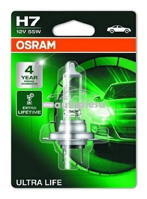 Bec Osram H7 Ultra Life 12V 55W 64210ULT-01B foto