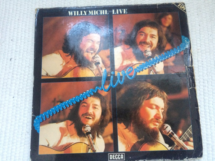 willy michl live 1977 dublu disc vinyl 2 lp muzica blues rock decca rec, germany