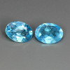 Pereche topaz albastru 2.58ct