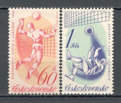 Cehoslovacia.1966 C.M. de volei XC.401 foto