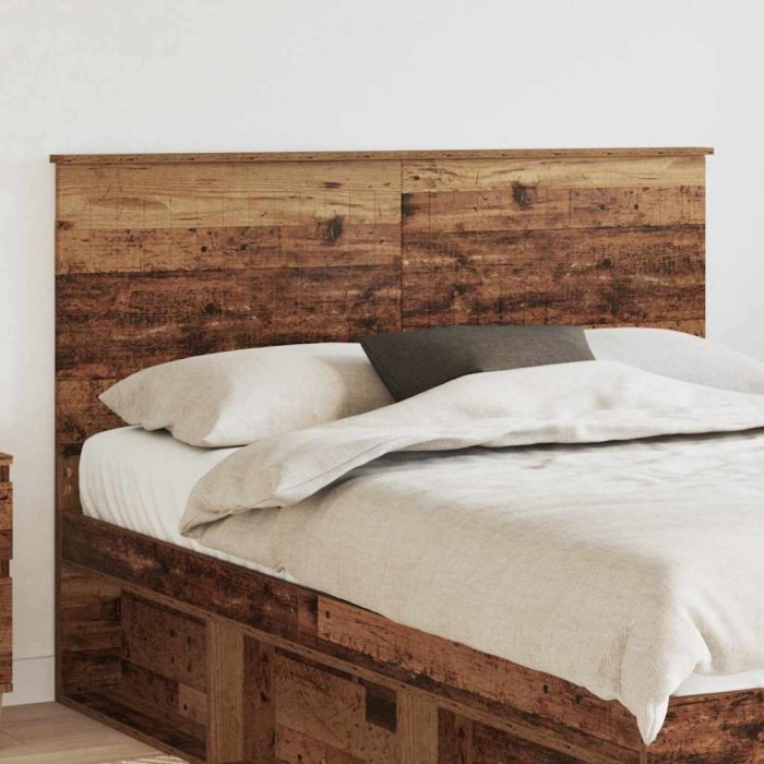vidaXL Tăblie cap cu headboard Lemn Vechi 140 cm Lemn compozit 887767