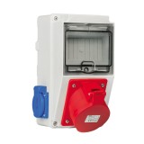 Tablou electric 7 module organizare de santier T1x16 si 2Mx16 IP44, Omu System