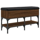 Cumpara ieftin Banca de pantofi, stejar maro, 82x32x45 cm, lemn prelucrat