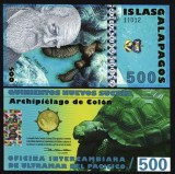INSULELE GALAPAGOS █ bancnota █ 500 Francs █ 2012 █ POLYMER █ UNC █ necirculata