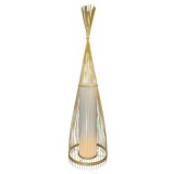 Lampa podea din rattan soclu e27 100cm, V-TAC