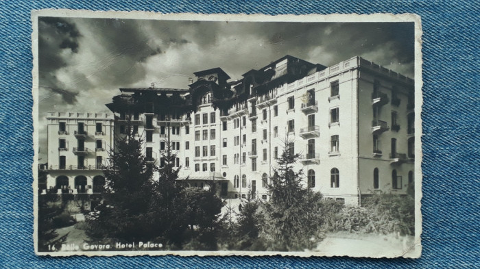 127 - Baile Govora - Hotel Palace / carte postala circulata cenzurata cenzura