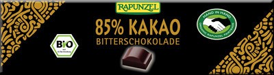 Ciocolata Bio Amaruie Mica 85% Cacao Rapunzel 20gr foto