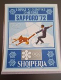 Albania MNH 1972 - colita - Olimpiada de iarna Sapporo patinaj sport