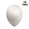 Set Baloane Petrecere Simple, Alb, 13 cm, 10 Bucăți