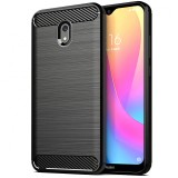 Husa TPU OEM Carbon pentru Xiaomi Redmi 8A, Neagra