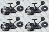 SET 4 Mulinete Windblade TB12 70FR 8 rulmenti pentru crap cu BAITRUNNER 0,32-400m