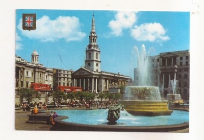 FA70-Carte Postala- ANGLIA - Londra, Trafalgar Square, circulata 1981 foto
