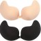 Sutien adeziv push-up BTkviseQat, Set de 2 bucati, fara bretele, negru bej, marimea B - OUTLET