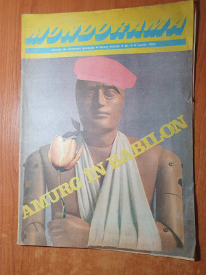 mondorama martie 1990 nr.4-maradona,picasso,arhitectul lui hitler se destainuie foto