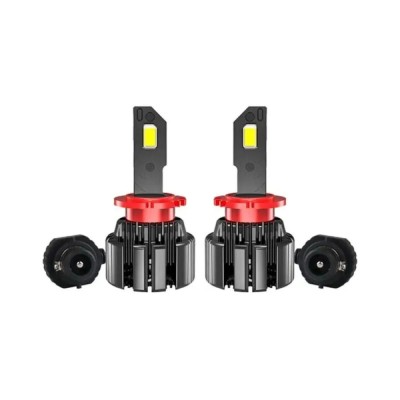 Set 2 becuri led D2S D2R 60000lm 6000k alb rece ventilator si canbus foto