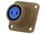 Conector circular din aluminiu 12S 97 Oliv