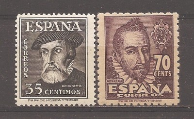 Spania 1948 - Personalități, MNH foto