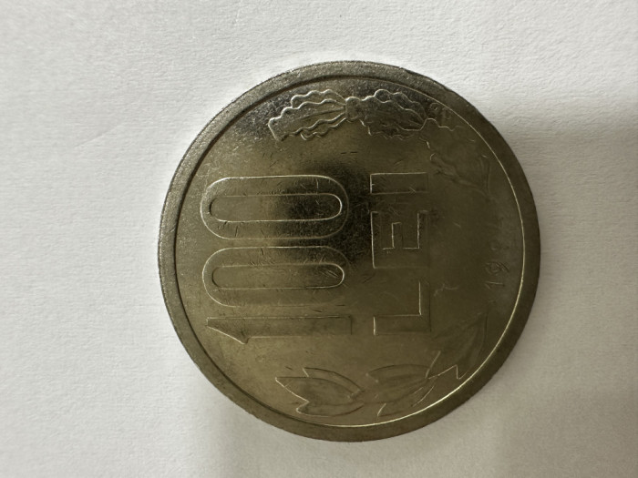 Moneda 100 lei Mihai Viteazul an 1994 RARĂ