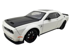 Macheta Dodge Charger SRT 1:32 alba replica metal lumini si sunete usi deschise