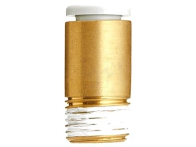 Conector Push-In Filetat M5, alamă foto
