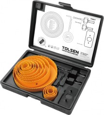 Set de 16 carote inelare pt. lemn, dim 19 mm - 127 mm, H25 m foto