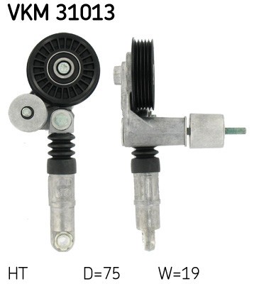 SKF VKM 31013 rola intinzator,curea transmisie