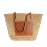 Geanta de umar cu buzunar maro