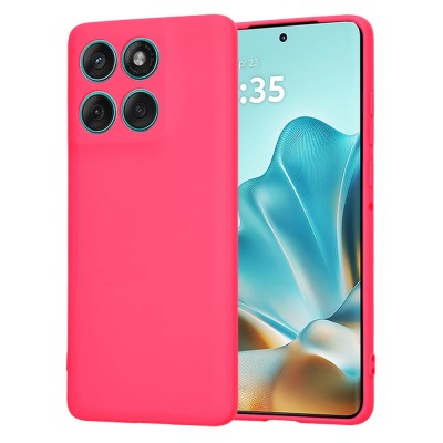 Husa silicon Motorola Edge 60 Fusion Techsuit SoftFlex, fucsia foto