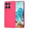 Husa silicon Motorola Edge 60 Fusion Techsuit SoftFlex, fucsia