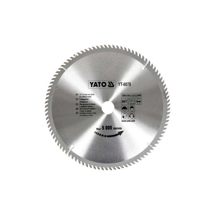 Panza fierastrau circular pentru lemn 300x96x30 Yato YT-6078