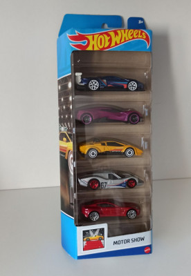 Machete HotWheels - 5-pack Motor Show set de 5 Hot Wheels 2023 foto