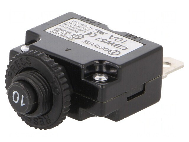 Siguranță termică 10A Imax 1kA 125V 250V 32VDC 50VDC