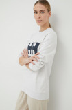 Cumpara ieftin Helly Hansen bluză femei, culoarea alb, cu imprimeu 34003-071