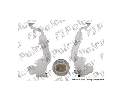 Rezervor spalator parbriz Honda Crv (Re), 09.2006-11.2009, modele cu motor spalare faruri, cu capac, cu pompa sprit parbriz