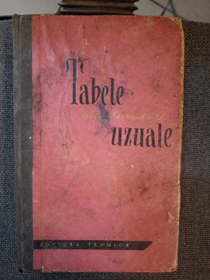 Tabele matematice uzuale foto