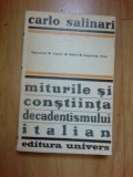 a1 MITURILE SI CONSTIINTA DECADENTISMULUI ITALIAN - CARLO SALINARI