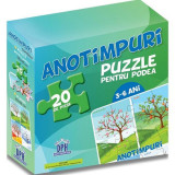 Puzzle pentru podea - Anotimpuri (puzzle podea 50/70 + afis 50/70)