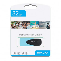 Memorie USB PNY Attache 4 Pastel, 32GB, USB 2.0, Albastru foto