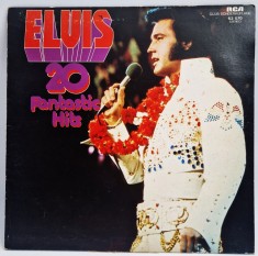 Elvis Presley &lrm;&ndash; 20 Fantastic Hits NM / VG+ vinil LP disc RCA Germania 1975 rock &amp; roll
