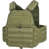 Vesta Tactica BATTLE-VEST Plate Carrier Olive Drab Mil-Tec