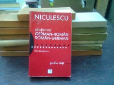 Niculescu Dictionar german-roman roman-german - Ioan Lazarescu foto