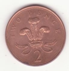 Marea Britanie 2 Pence 2007 - Elizabeth II 4th portrait; magnetic
