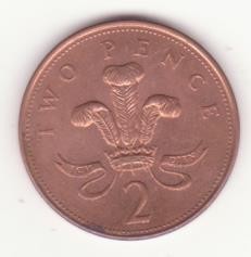 Marea Britanie 2 Pence 2007 - Elizabeth II 4th portrait; magnetic
